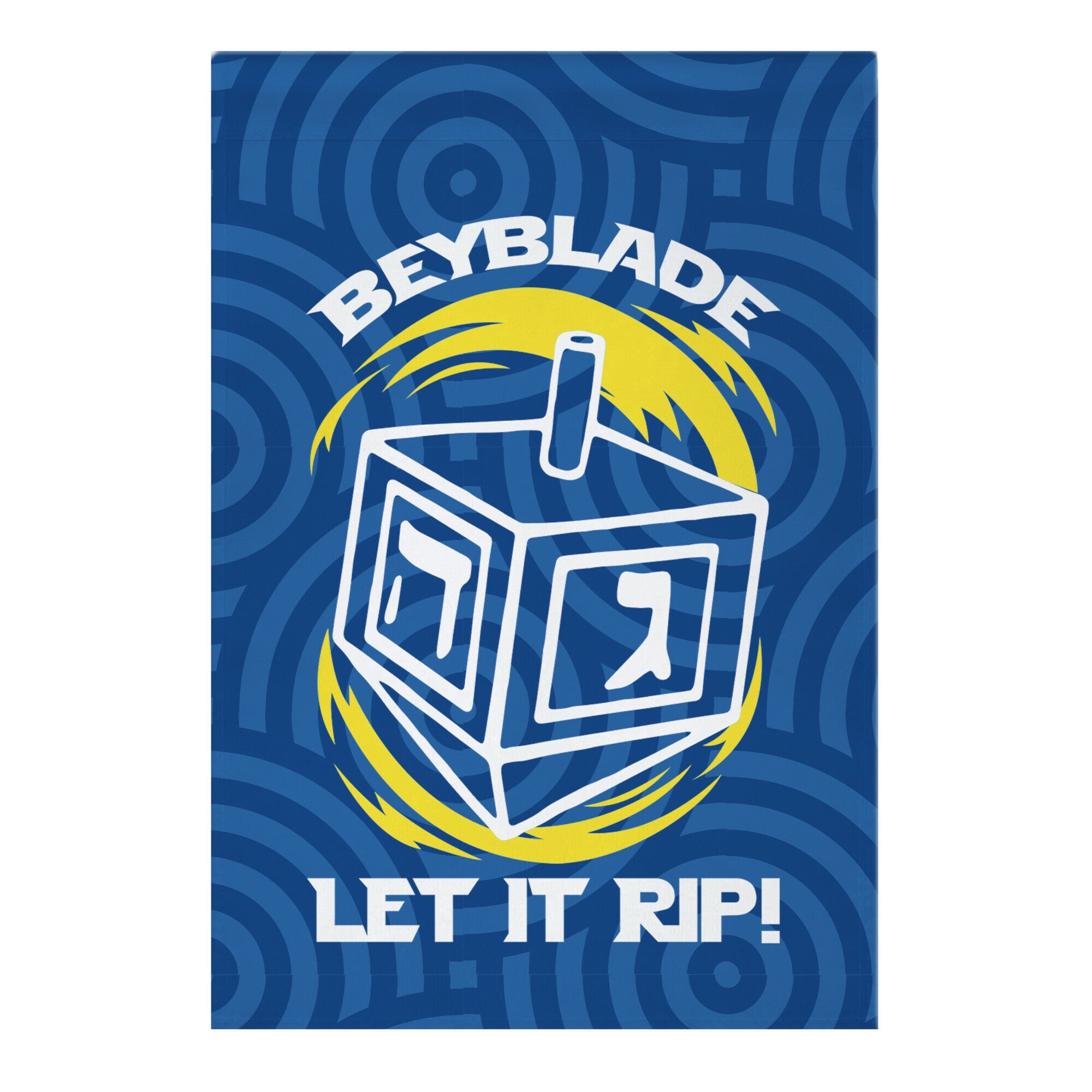 Beyblade Let It Rip Dreidel  Garden Flag